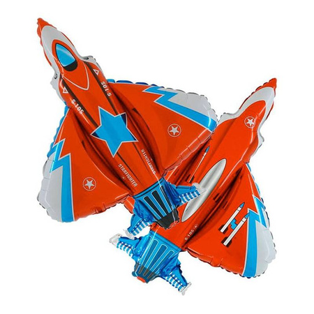 Samolot kosmiczny odrzutowiec myśliwiec balon foliowy 21"