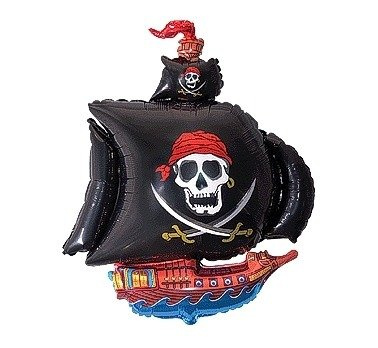Statek Piracki balon foliowy 14"