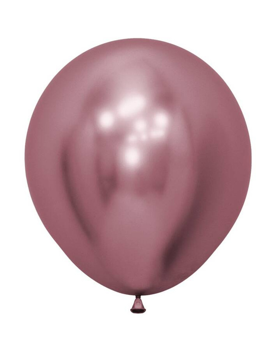 Balony Sempertex Chrome Shiny Reflex Pink 18 cali 1 szt.