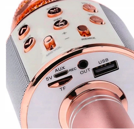 Mikrofon bezprzewodowy KARAOKE Bluetooth + głośnik