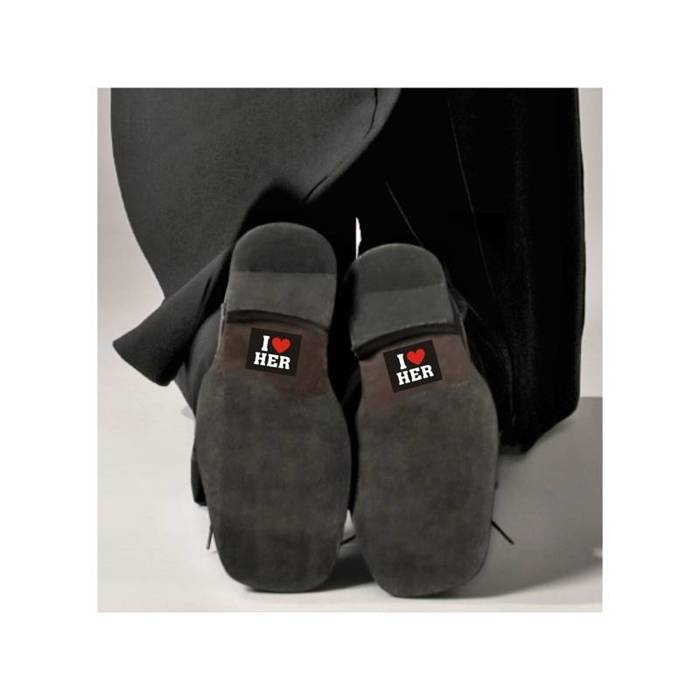 Naklejki na buty I LOVE HER