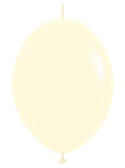 Balony do girland (Link-o-loon) LOL 12 cali Sempertex 50 szt. Pastel Matte Yellow