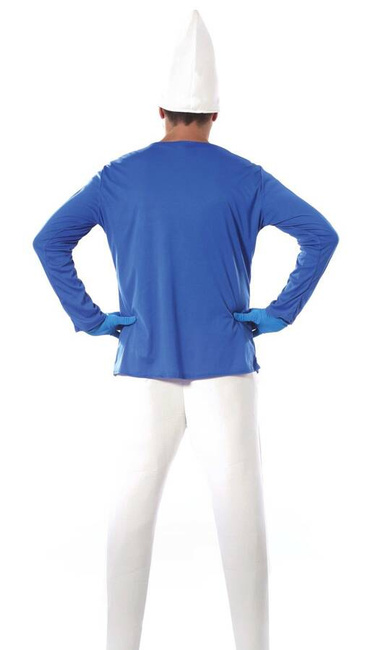 Strój męski Smerf krasnal skrzat