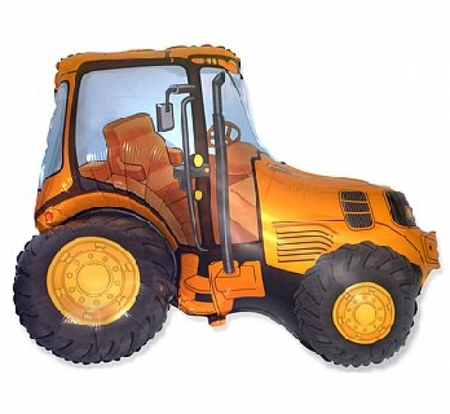 Balon foliowy traktor 24 cale pomarańczowy