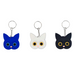 Brelok silikonowy Kot Kotek Głowa kota mix wzorów
