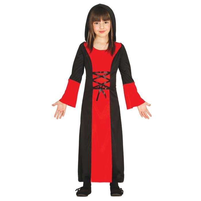 Strój Wampirzyca Halloween sukienka długa