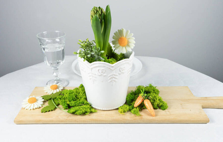 Filcowe stokrotki wiosenna dekoracja 3 wzory do wyboru