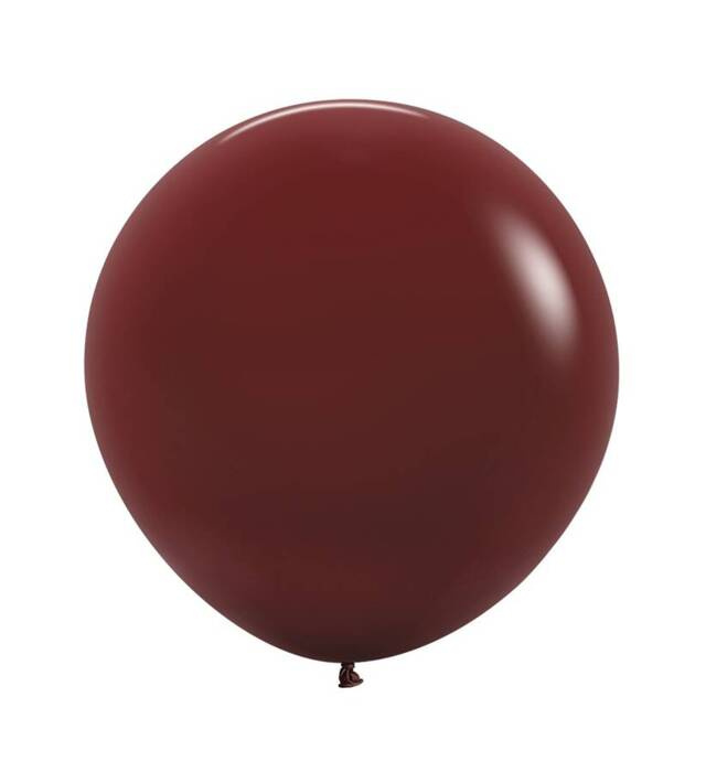 Balon 24 cale Sempertex Solid 1 szt. Merlot