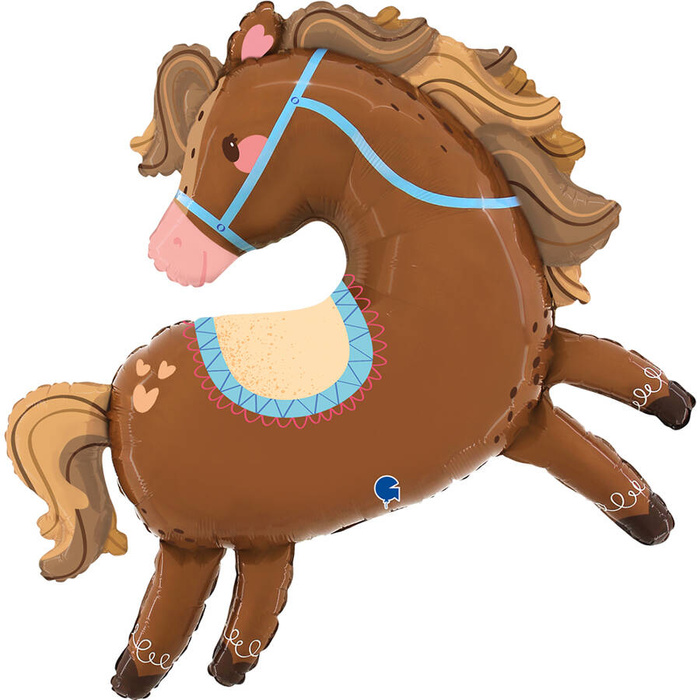 Balon foliowy Koń kucyk Lovely Horse Grabo 37 cali