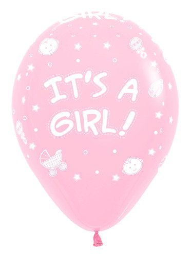 Balony Sempertex It's a Girl 12'' Pastel 12 szt