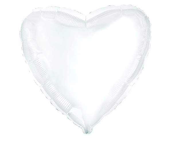 Serce jednokolorowy balon foliowy 18 cali