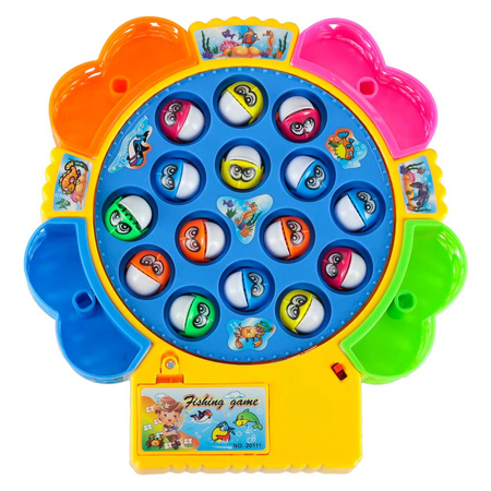 Gra zręcznościowa rodzinna rybki łowienie 15 rybek + 4 wędki