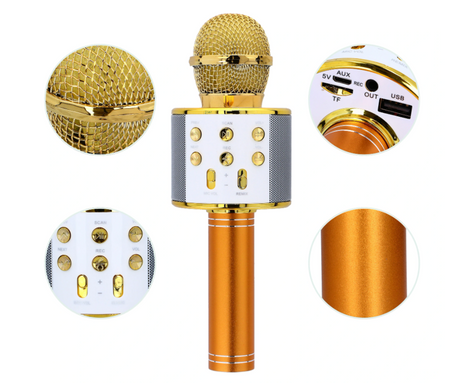 Mikrofon bezprzewodowy KARAOKE Bluetooth + głośnik