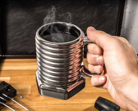 Kubek ŚRUBA - SREBRNY