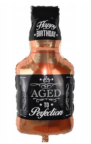 Butelka Whisky balon foliowy (Age to Perfection) 34"