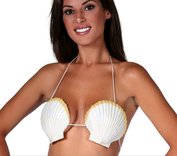 Biustonosz stanik hawajski MUSZELKI