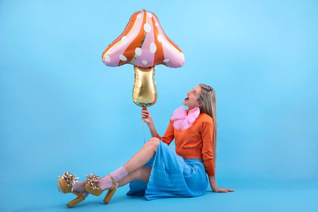 Grzybek Muchomor balon foliowy 66x75 cm