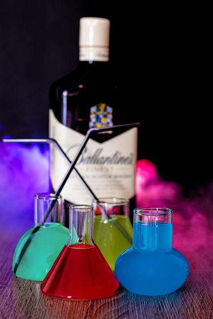 Kielony laboratoryjne szklane 4 sztuki (100% szkło)