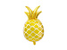 Ananas balon foliowy złoty 38x63 cm