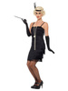 Sukienka lata 20. strój Dama Retro Czarny