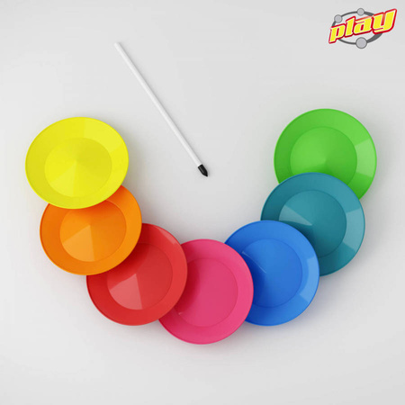 Plastikowa tyczka do talerzy cyrkowych z zatyczką PLAY