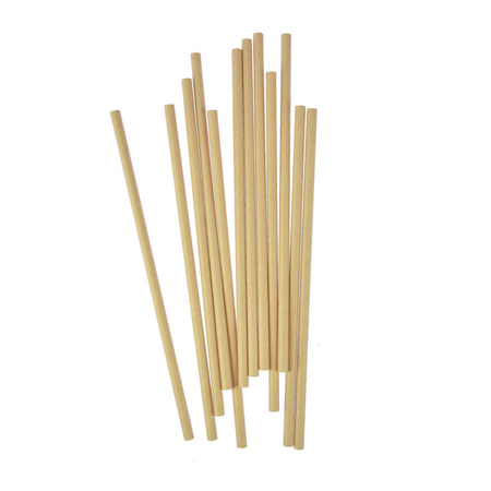 Słomki papierowe kraftowe EKO 12 szt.