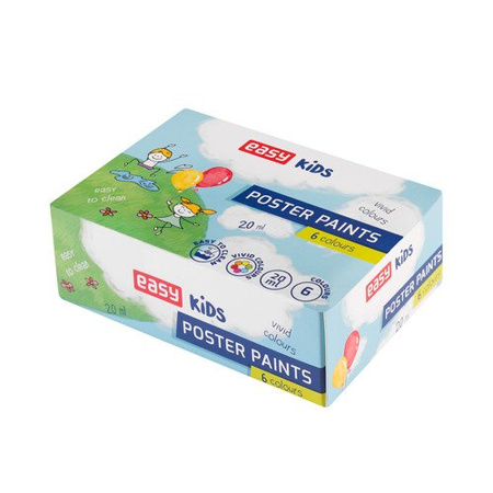 Farby plakatowe Poster Paints 6 kolorów 20ml