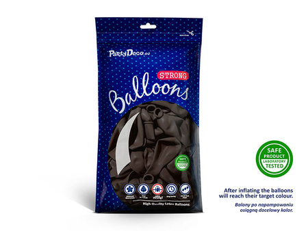 Balon Strong jednokolorowy 12 cali 100 szt. Pastel Cocoa Brown