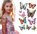Tatuaże zmywalne wodne motyle