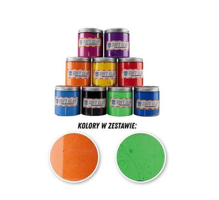 GLINKA SAMOUTWARDZALNA ZESTAW FLUO + POMARAŃCZOWY