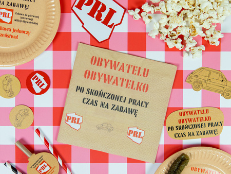 Serwetki papierowe PRL 33x33 cm 20 sztuk