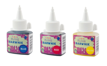 slime BARWNIK W PŁYNIE różne kolory 35 ml Tuban