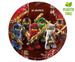 Talerzyki papierowe LEGO Ninjago 23 cm 8 szt.