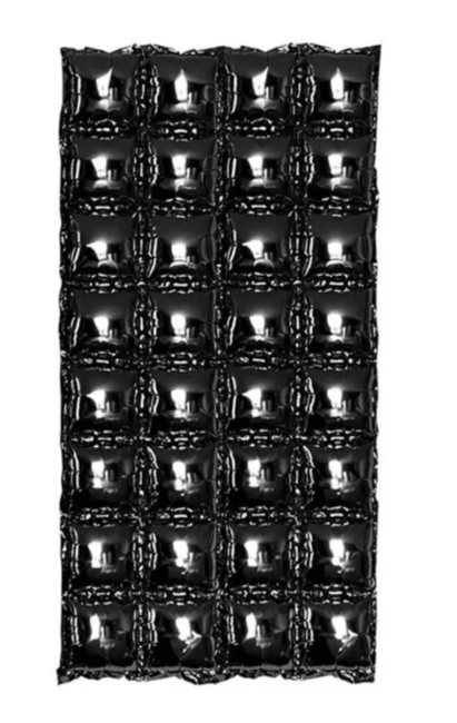 Panel Ścianka balonowa CZARNA 4 szt. 37 x 140 cm