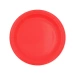 Talerzyki papierowe jednokolorowe czerwone 18 cm 6 szt.