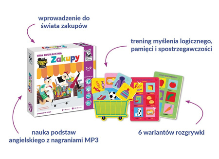 ZAKUPY 3-9 GRA EDUKACYJNA KAPITAN NAUKA