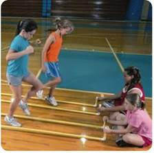 Tyczka kijek do zabawy i gier zestaw 2 szt.