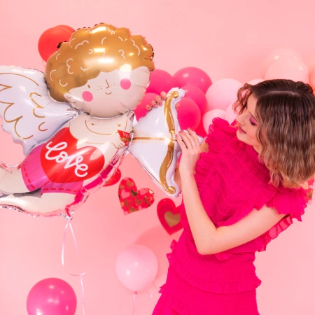 Balon foliowy Amorek Love 91 x 81,5cm