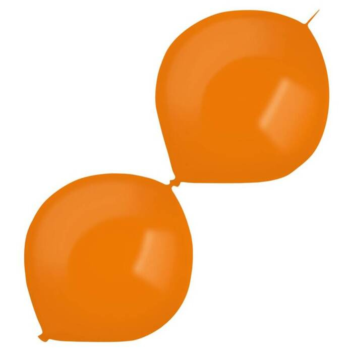 Balony do girland Everts Decor Line E-LINK Tangerine 6 cali 100 szt.