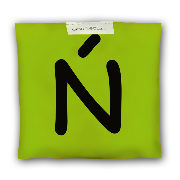 Woreczek gimnastyczny z literką Ń - szkolny Akson