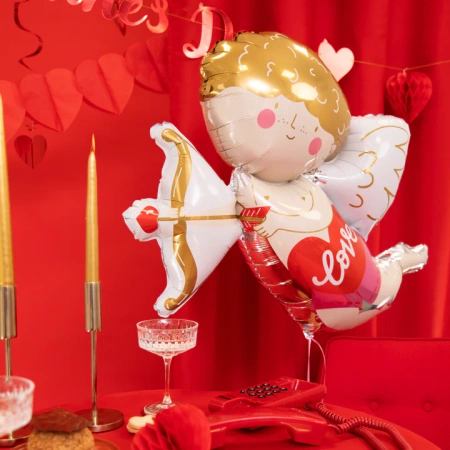 Balon foliowy Amorek Love 91 x 81,5cm