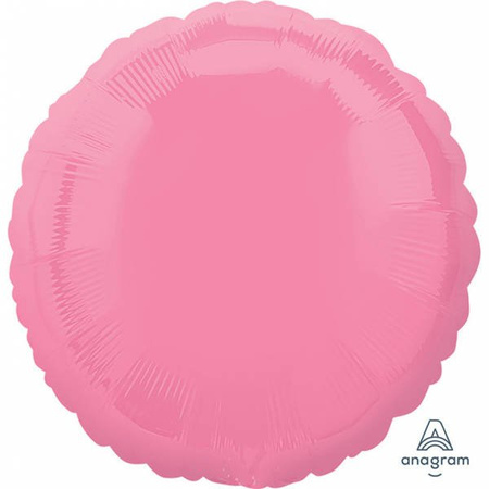 Okrągły jednokolorowy balon foliowy Anagram 18''