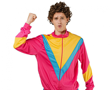 Strój męski dres DISCO lata 80'