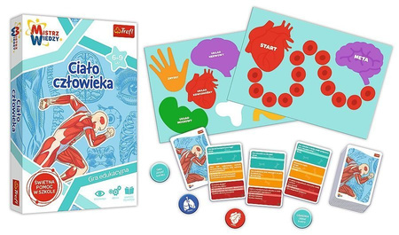 Gra edukacyjna dla dzieci CIAŁO CZŁOWIEKA Trefl