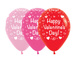Balony Sempertex Happy Valentines Day 12'' 12 szt Czerwone