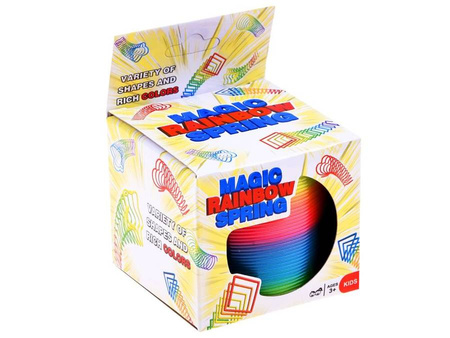 Sprężyna tęczowa perłowa do zabawy