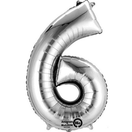 Balon foliowy Anagram Mała Cyfra Srebrny