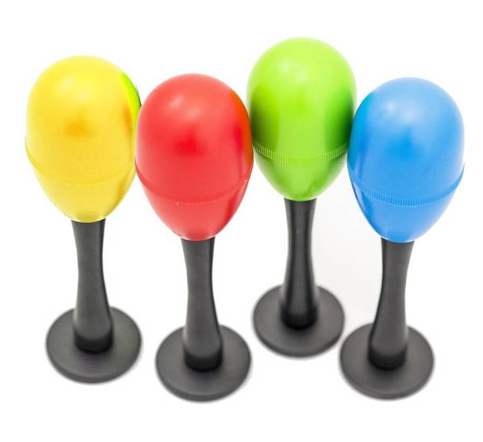 Marakasy plastikowe zabawka muzyczna