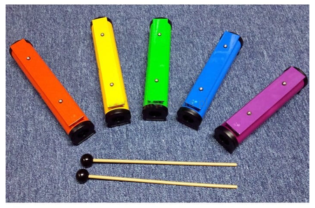 Dzwonki na tubach zestaw chromatyczny GOLDON