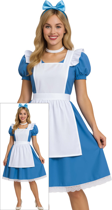 Strój damski Alicja w Krainie Czarów